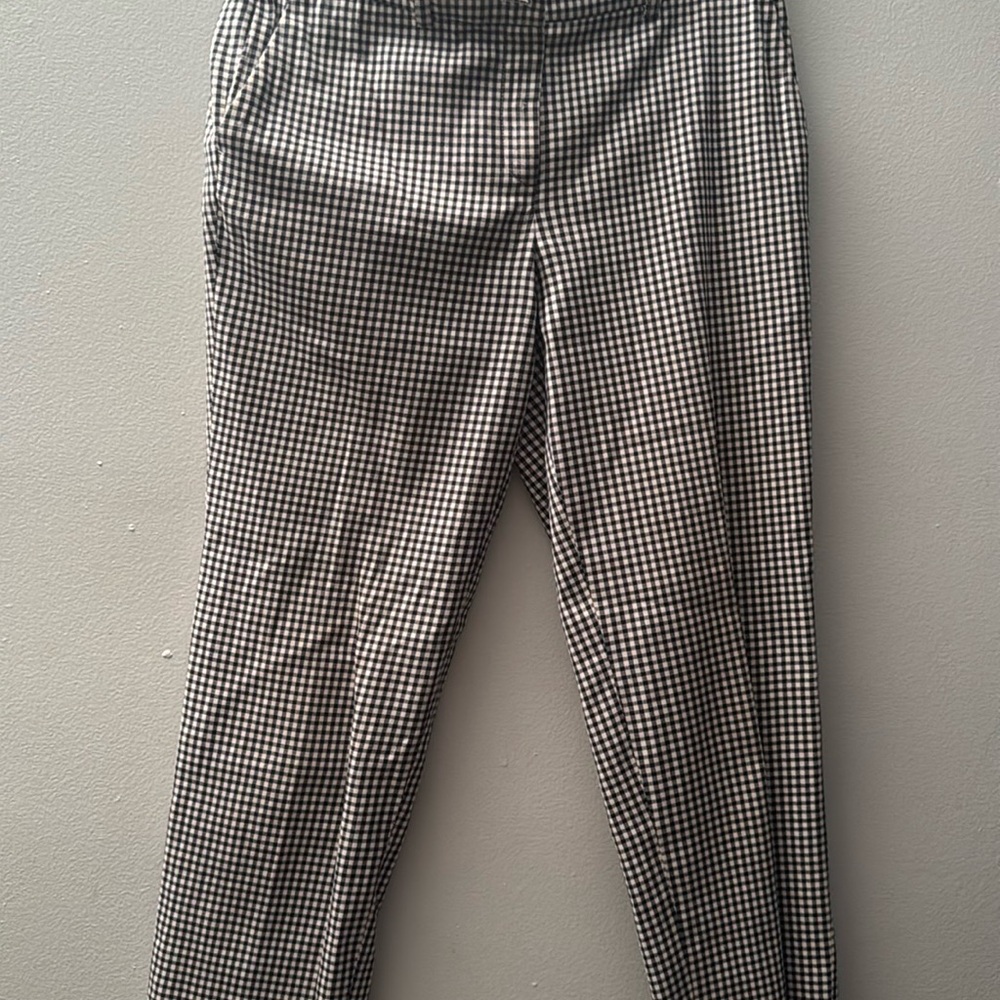 Michael Kors Cropped Gingham Pants size 6